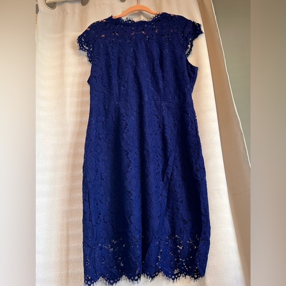 NWT l Beautiful Merokeety Vibrant Blue Lace Dress! XL - Picture 2 of 10